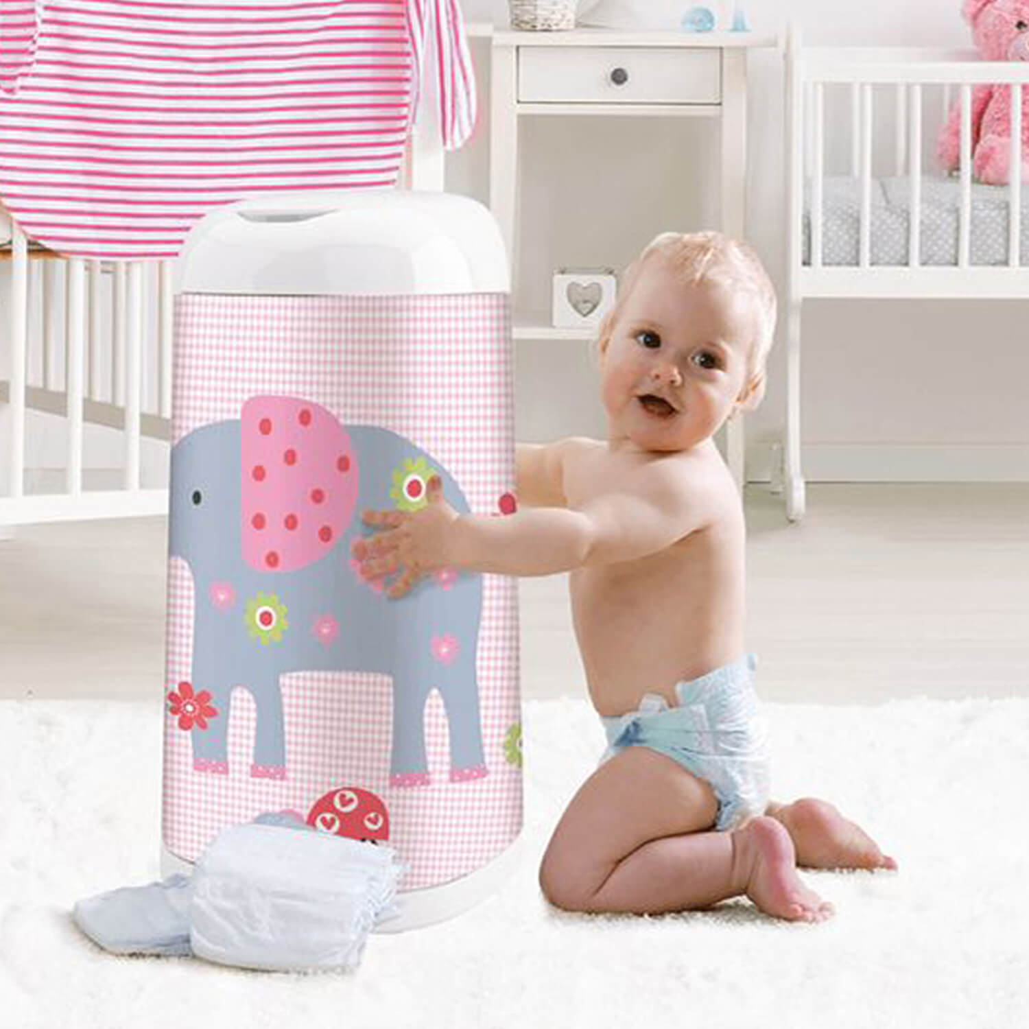 Angelcare Dress up XL Bezug Elephant Family - Baby-Center Wurmito GmbH